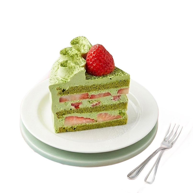 Stroberry Matcha Cake